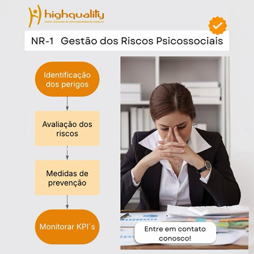 etapas para implementar riscos psicossociais NR 1